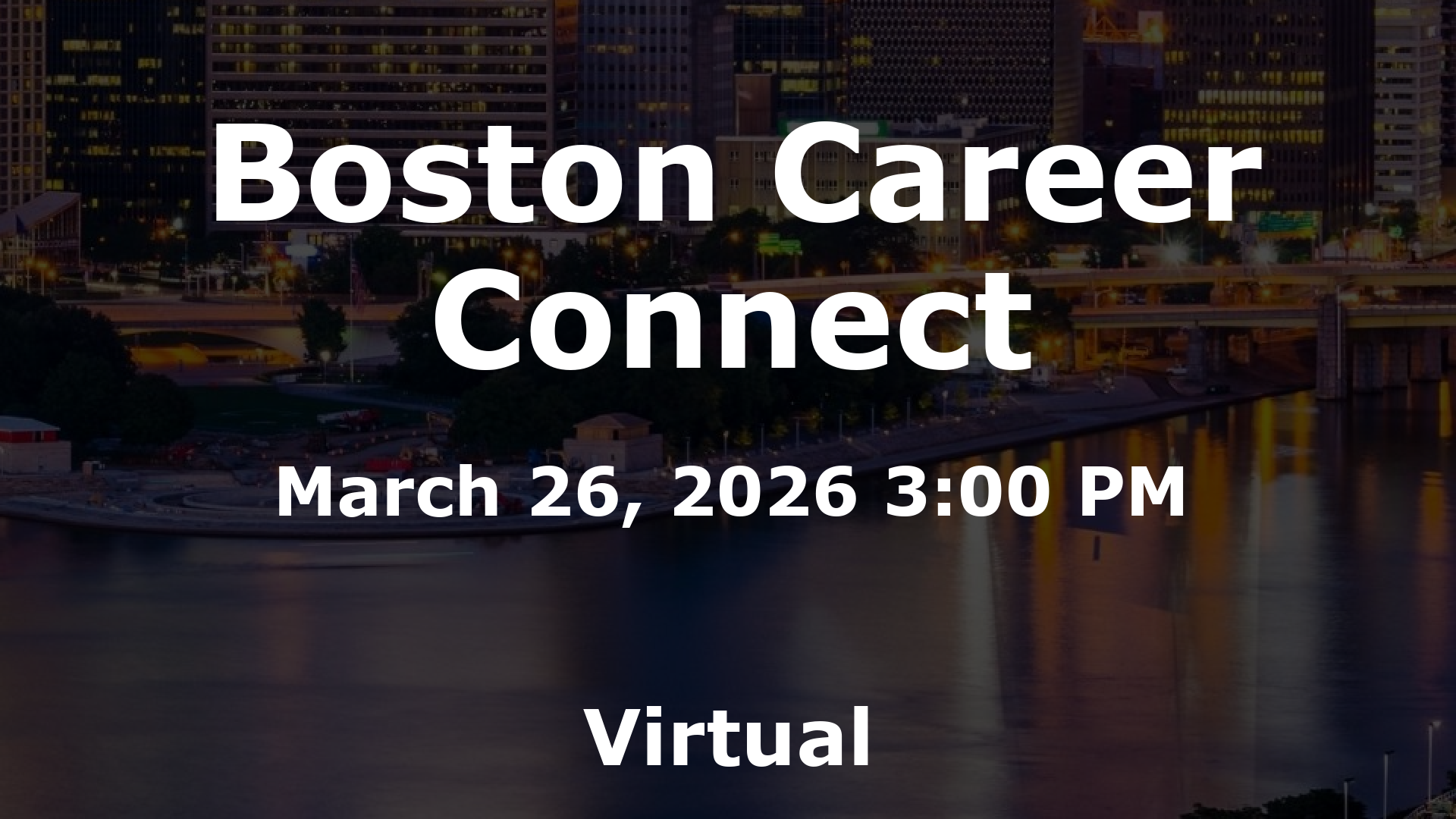 Boston Career Connect event image